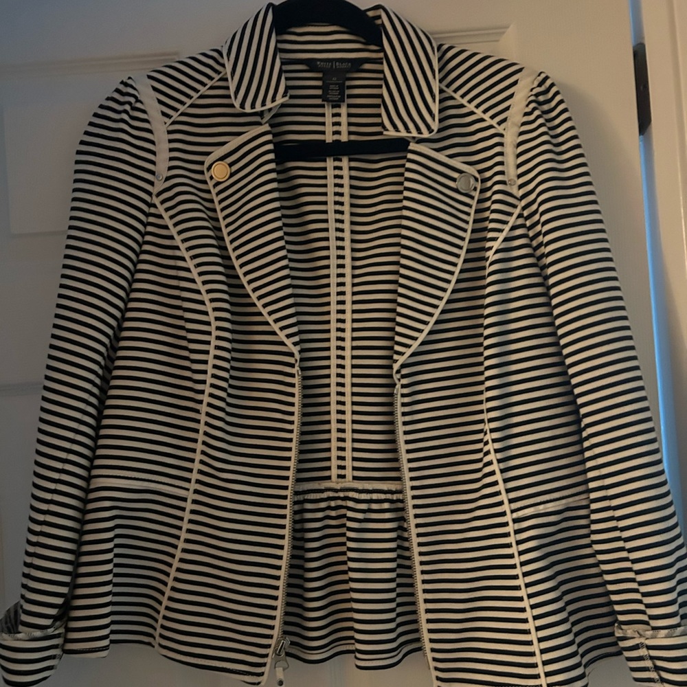 white house black market brand, striped, never worn, size 12